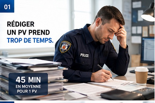 Rédiger un PV prend trop de temps